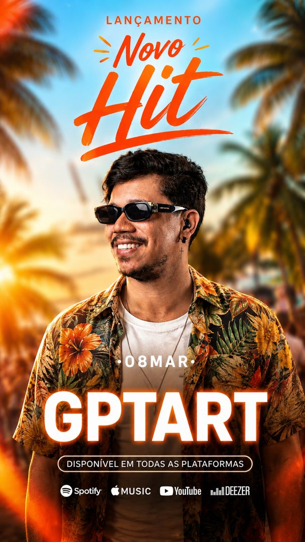 Flyer de agenda story gerado com IA — Utilizar Minhas Fotos Como Referência Facial Principal, Preservando 100% Da Identidade