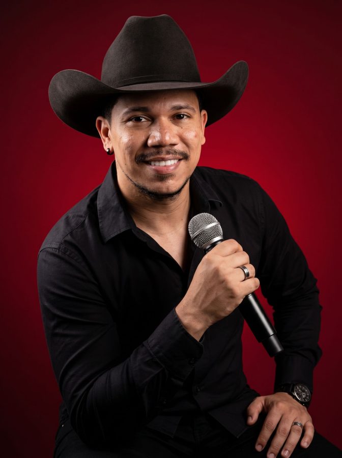 Foto de show de cantor gerada com IA — Premium country music promotional campaign #6